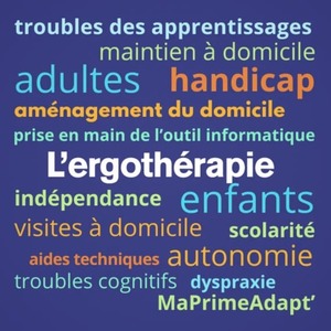 ergothérapie pour enfants et adultes, handicap, maintien à domicile, MaPrimeAdapt